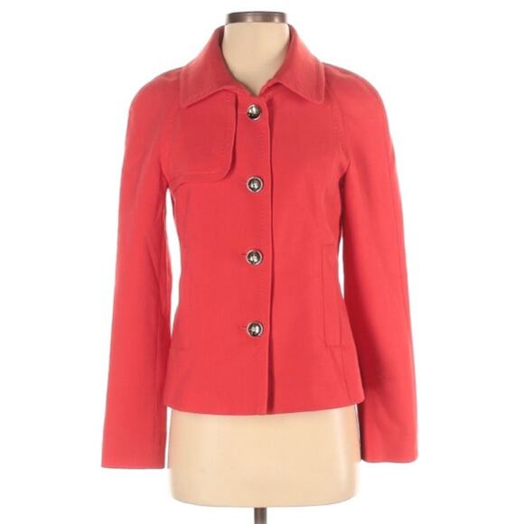 Escada virgin wool Barbia blazer in papaya - Picture 1 of 5